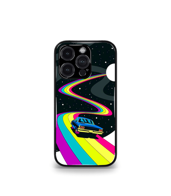 Psychic car on Space Premium Glossy Metal Phone Case