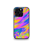 Colorful space Premium Glossy Metal Phone Case