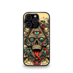 Skull Devil Psych Premium Glossy Metal Phone Case