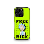 Free Rick Neon Green Trippy Premium Phone Case