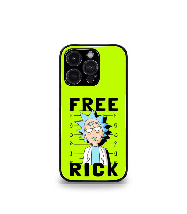 Free Rick Neon Green Trippy Premium Phone Case