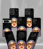 Fuck you Girl Black Premium Phone Case - Image 2