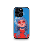 Smokie Girl Blue Premium Phone Case