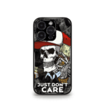 Just don't care Skull Millionaire Premium Phone Case