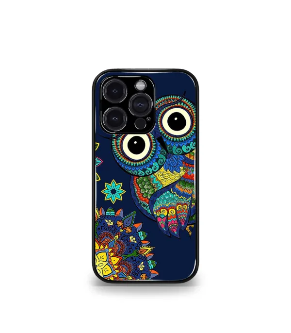Illuminati owl Blue patternic Premium Phone Case