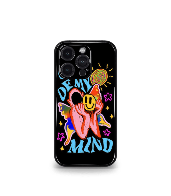 Out Of my Mind Black Floral Premium Phone Case
