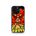 Red Illuminati Owl Premium Phone Case