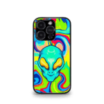 Alien face colorful Premium Phone Case