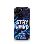 Stay Weird blue Premium Phone Case