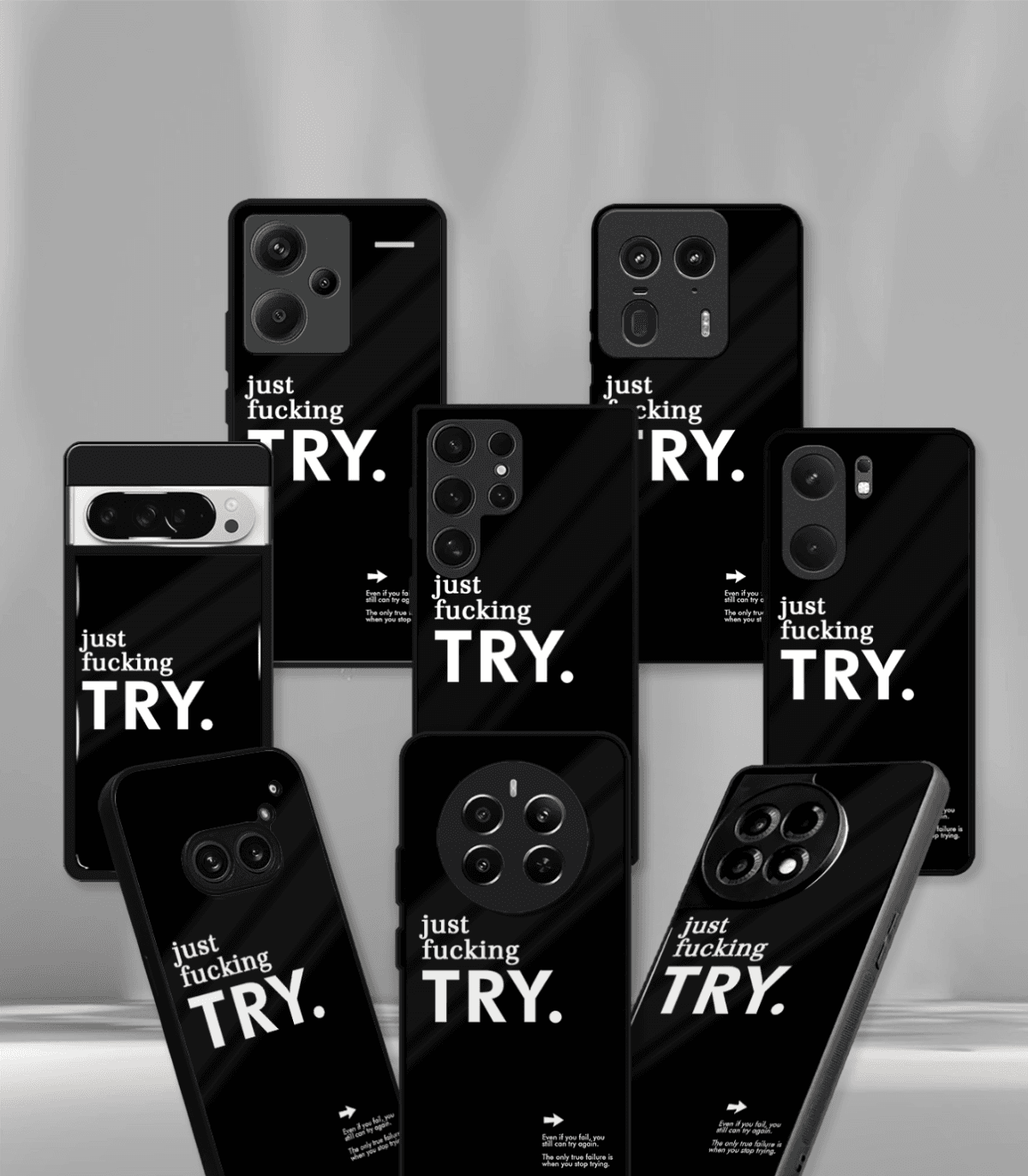 Just Fuckin' Try Premium Phone Case - Image 2